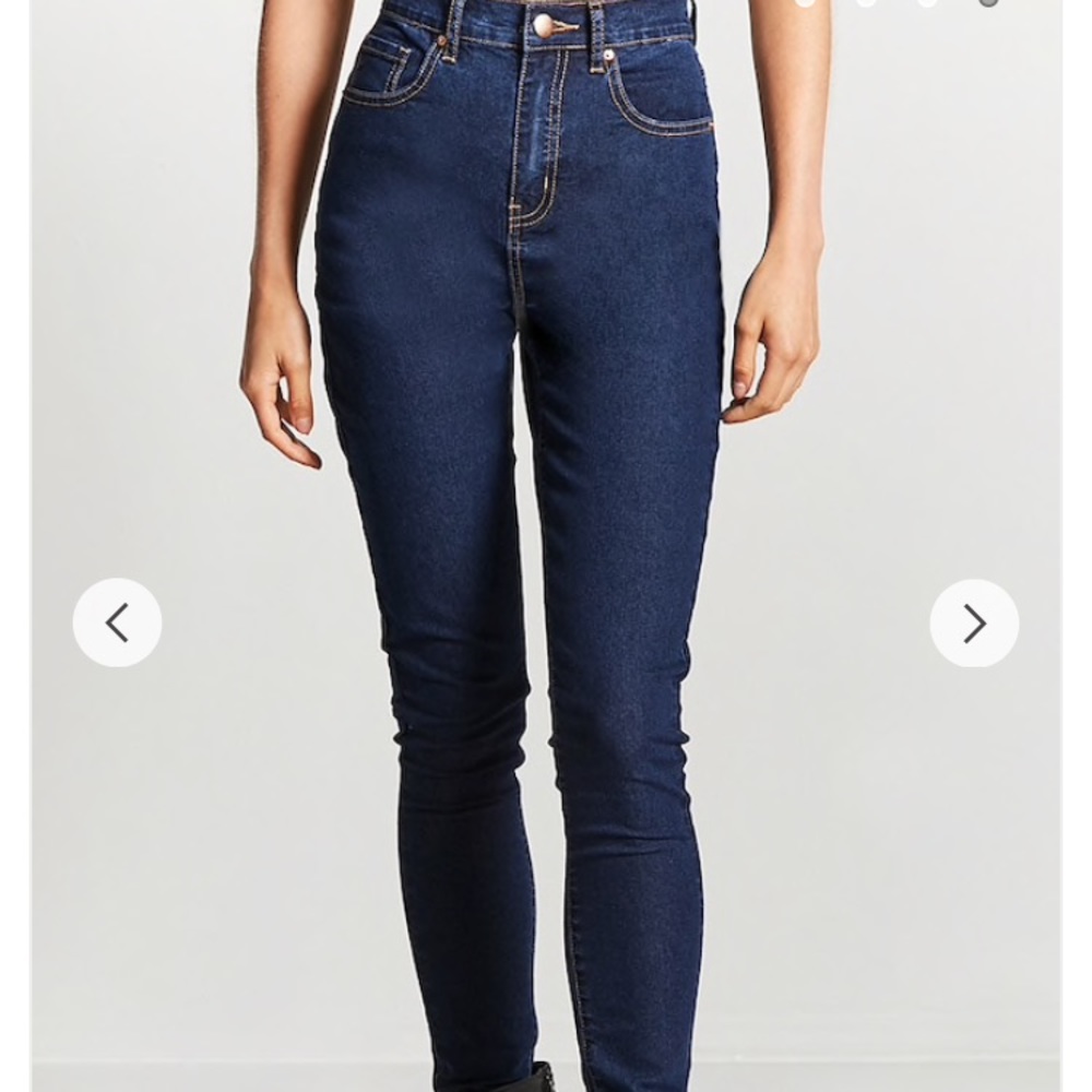 Forever 21 high waisted skinny jeans!